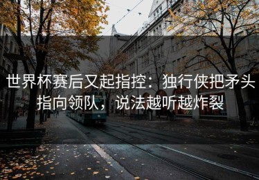 世界杯赛后又起指控：独行侠把矛头指向领队，说法越听越炸裂