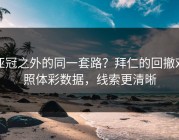 亚冠之外的同一套路？拜仁的回撤对照体彩数据，线索更清晰