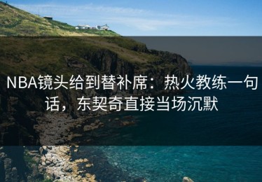 NBA镜头给到替补席：热火教练一句话，东契奇直接当场沉默